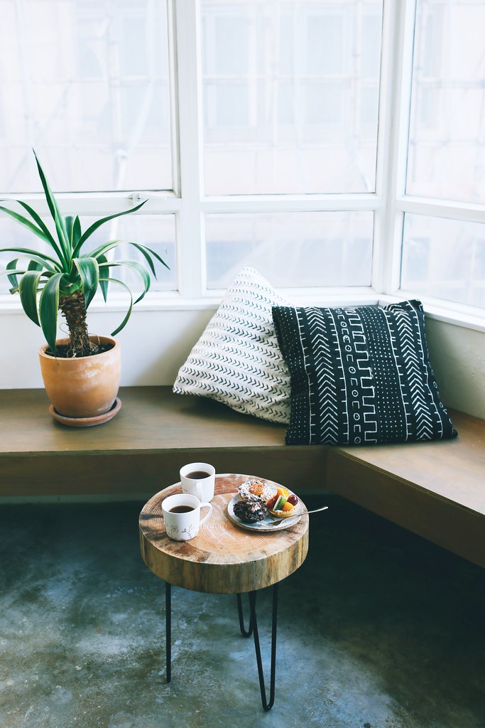 Completed woodworking coffee table