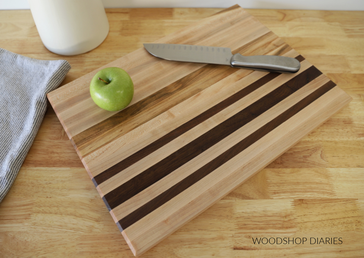 Wooden cutting board project