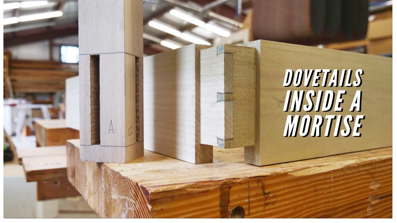 Wood joinery dovetail technique